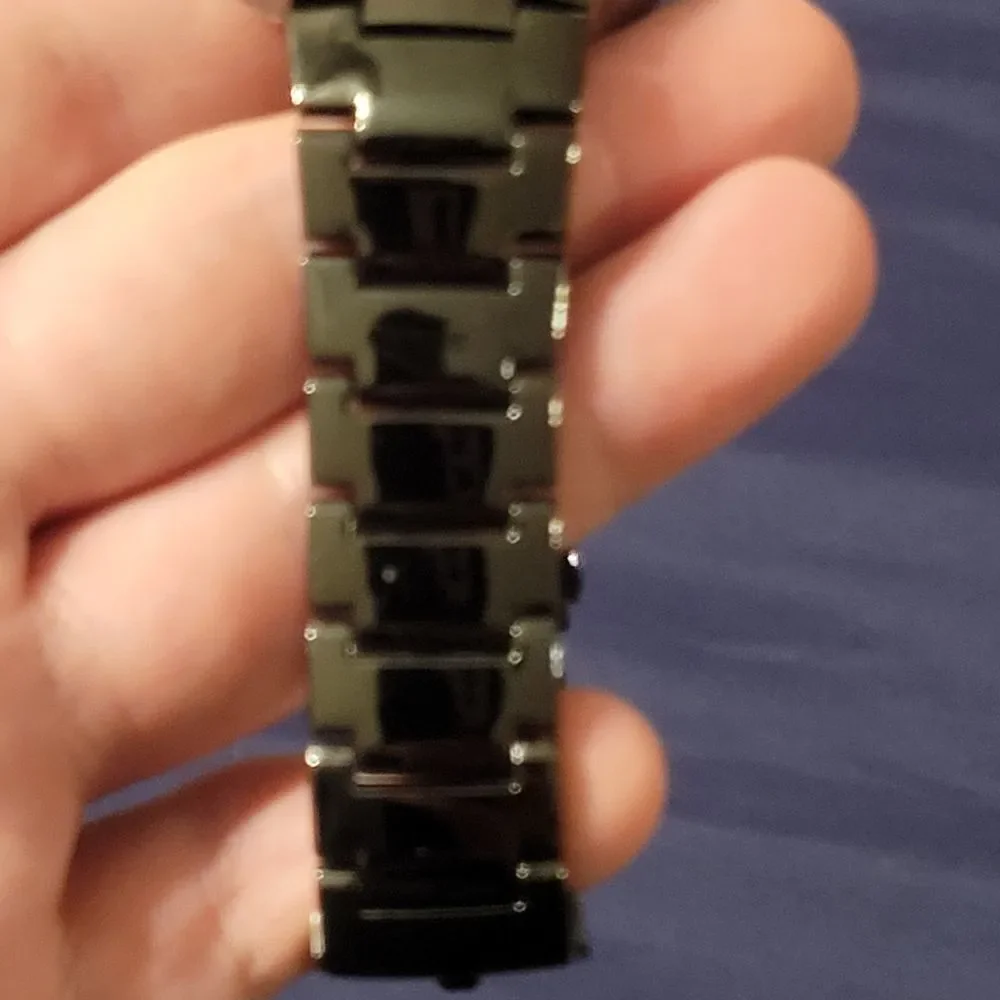 LIKEU BLACK STAINLESS STEEL WATCH